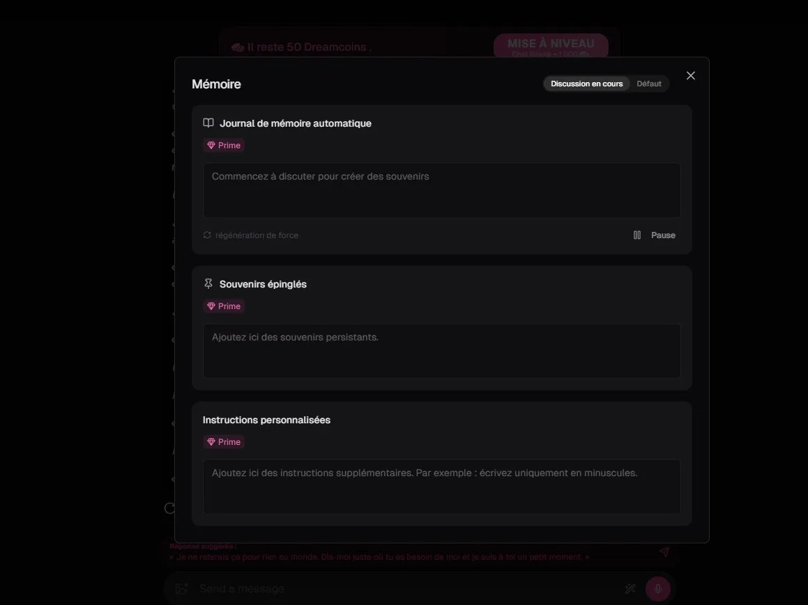 OurDream AI Review — sistema de memória completo