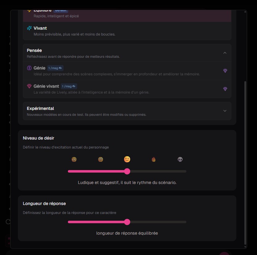 Avaliação OurDream AI — opções de ajuste fino personalização