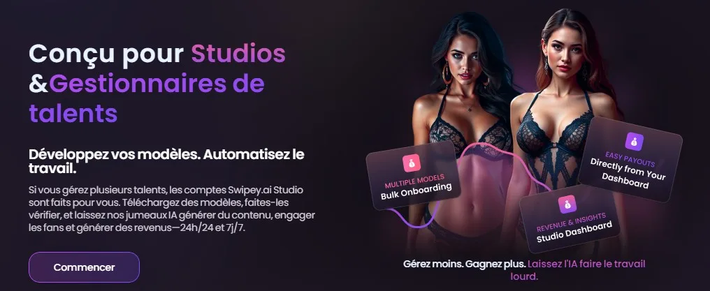 Swipey Verified Model — Studio bulk onboarding para gestores de talentos